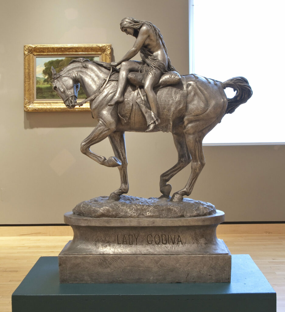 man on horse statue