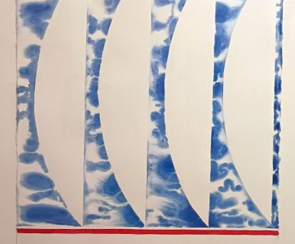 Diane Reader Dorn,  Sea Breeze
, Watercolor on paper, 2026