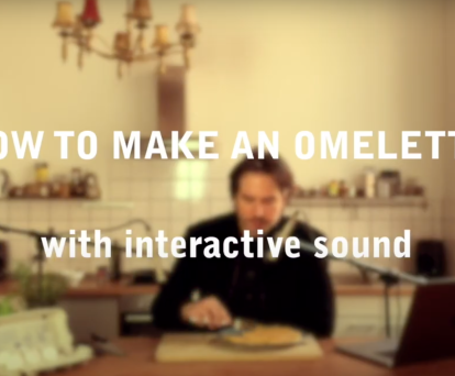 still of How to Make an Omelette with interactive sound by Phivos-Angelos Kollias